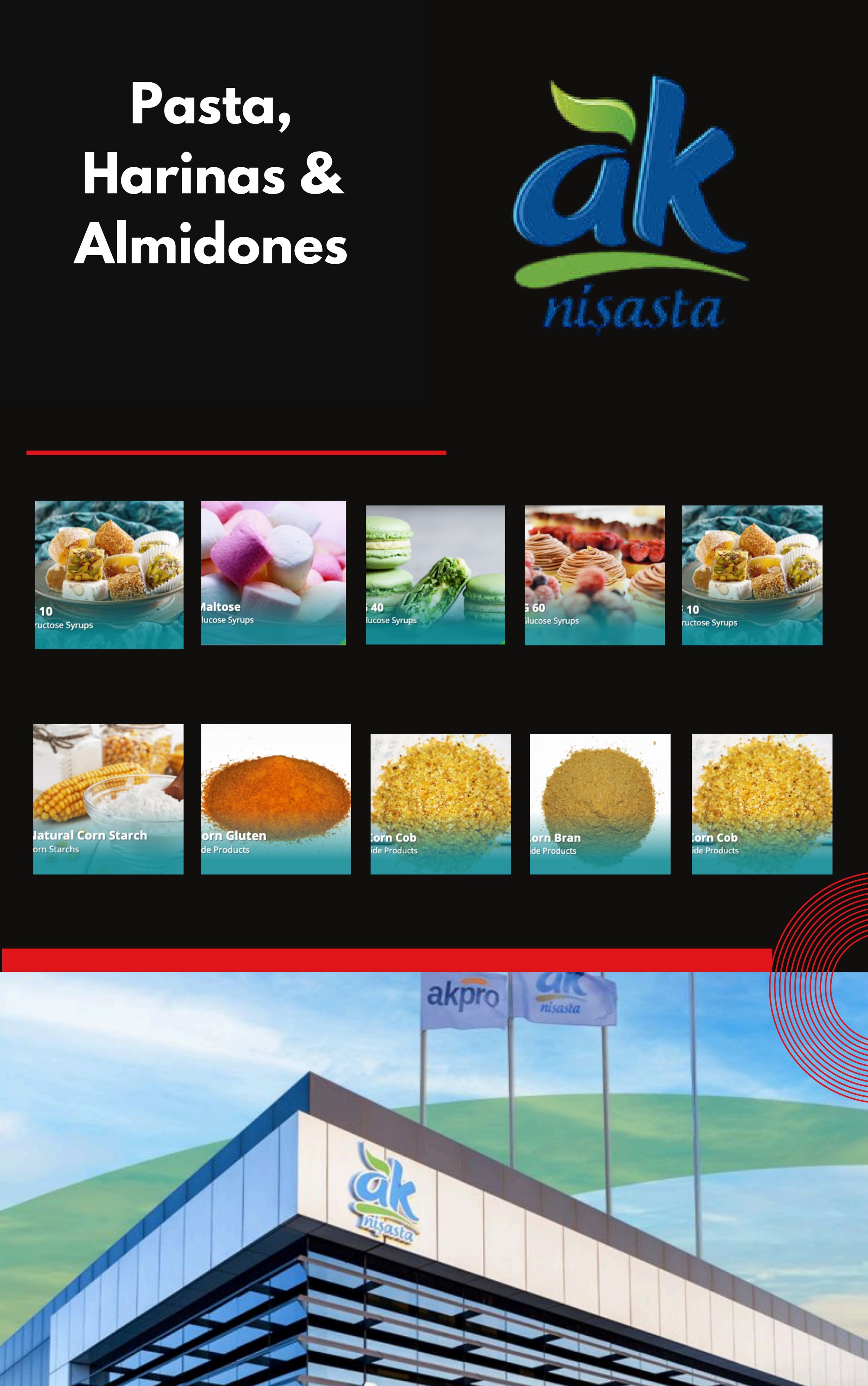AK Nişasta — Pasta, Harinas & Almidones