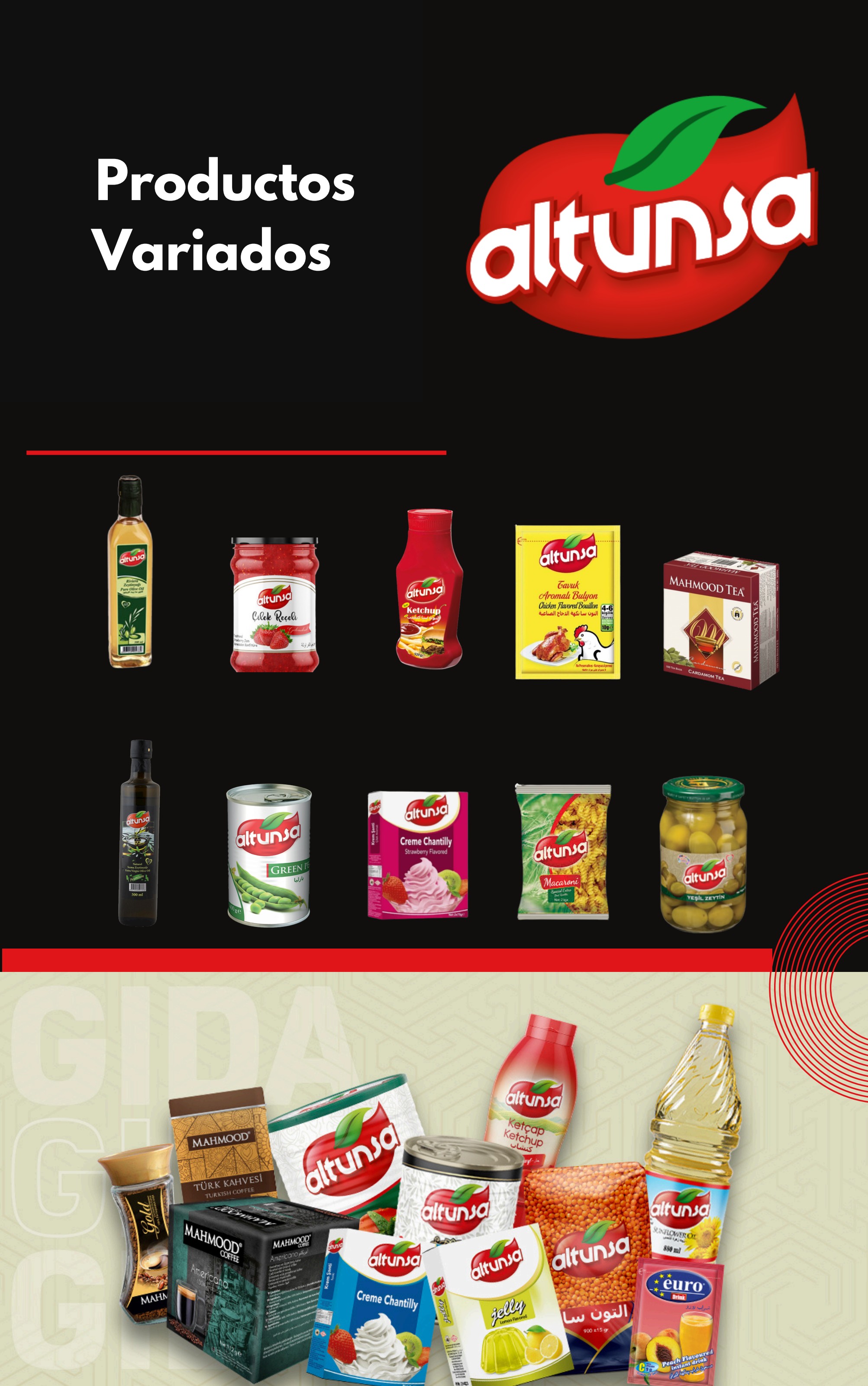 Altunsa — Productos Variados