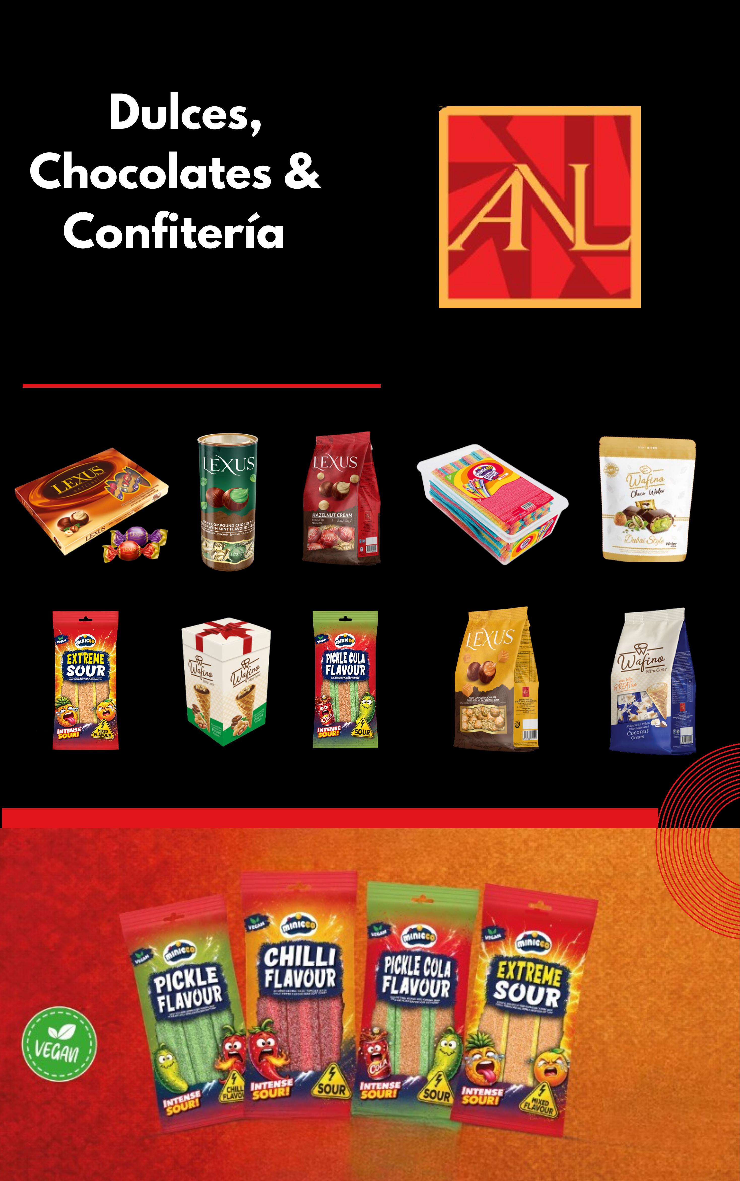 ANL Food — Dulces, Chocolates & Confitería