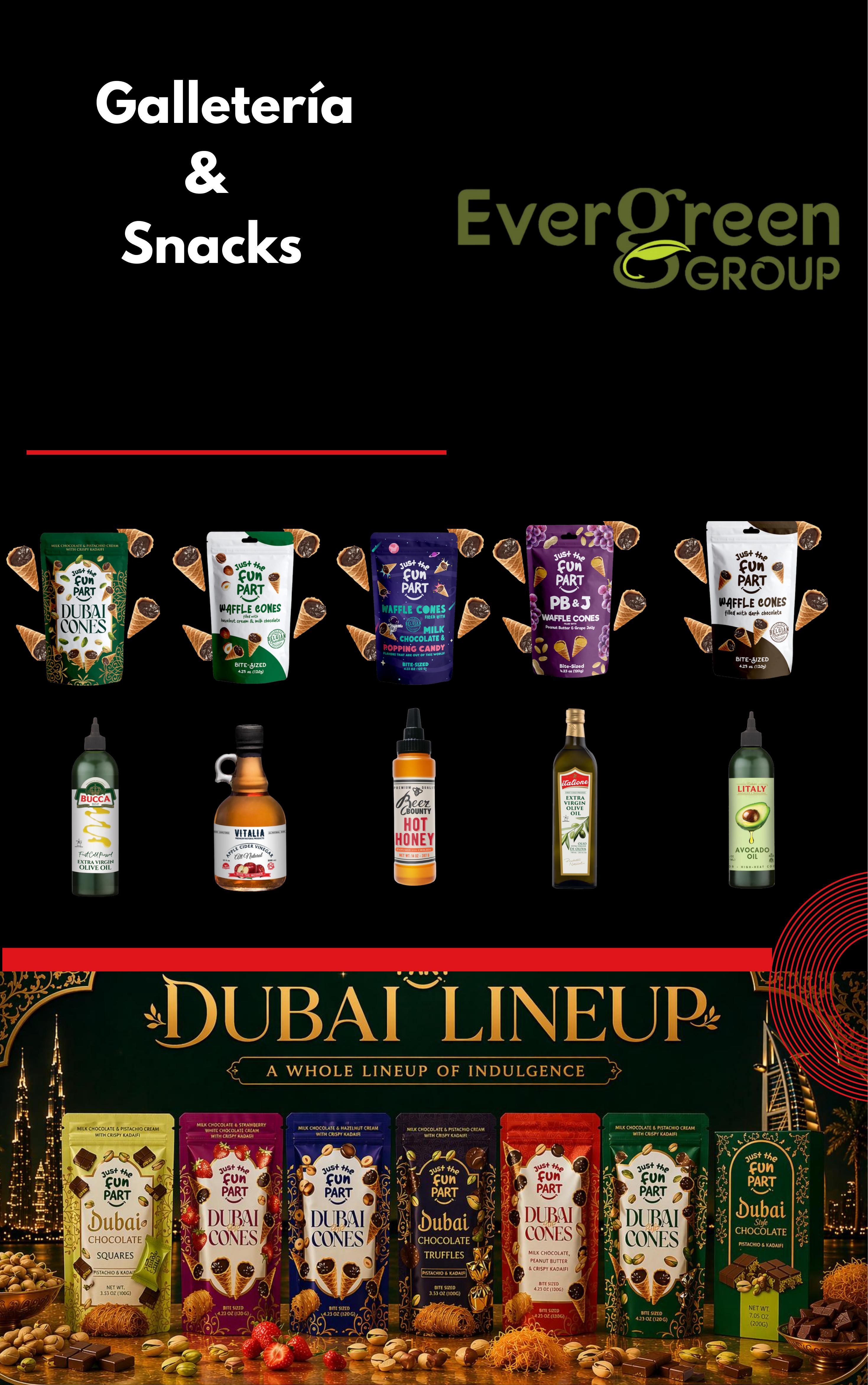 Evergreen Group — Galletería & Snacks